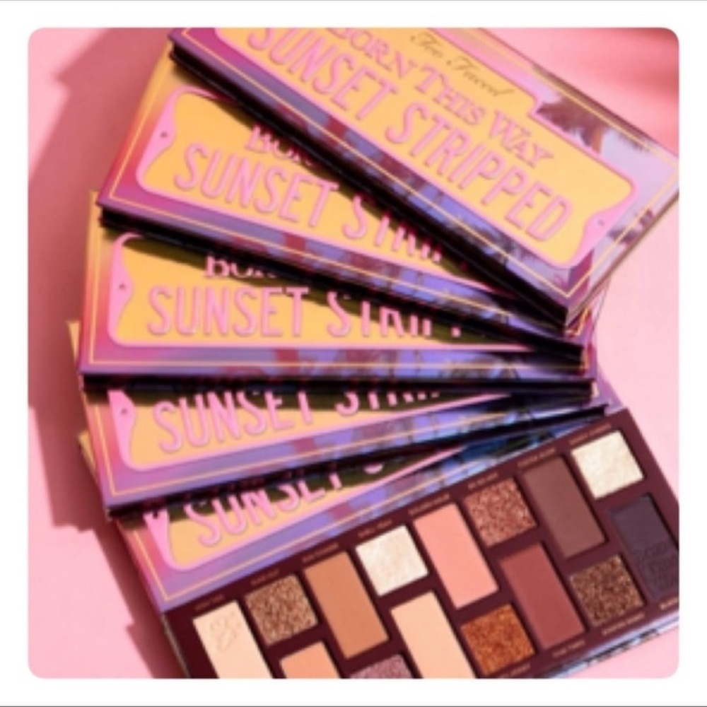 TOO FACED BORN THIS WAY SUNSET STRIPPED EYESHADOW PALETTE NWT